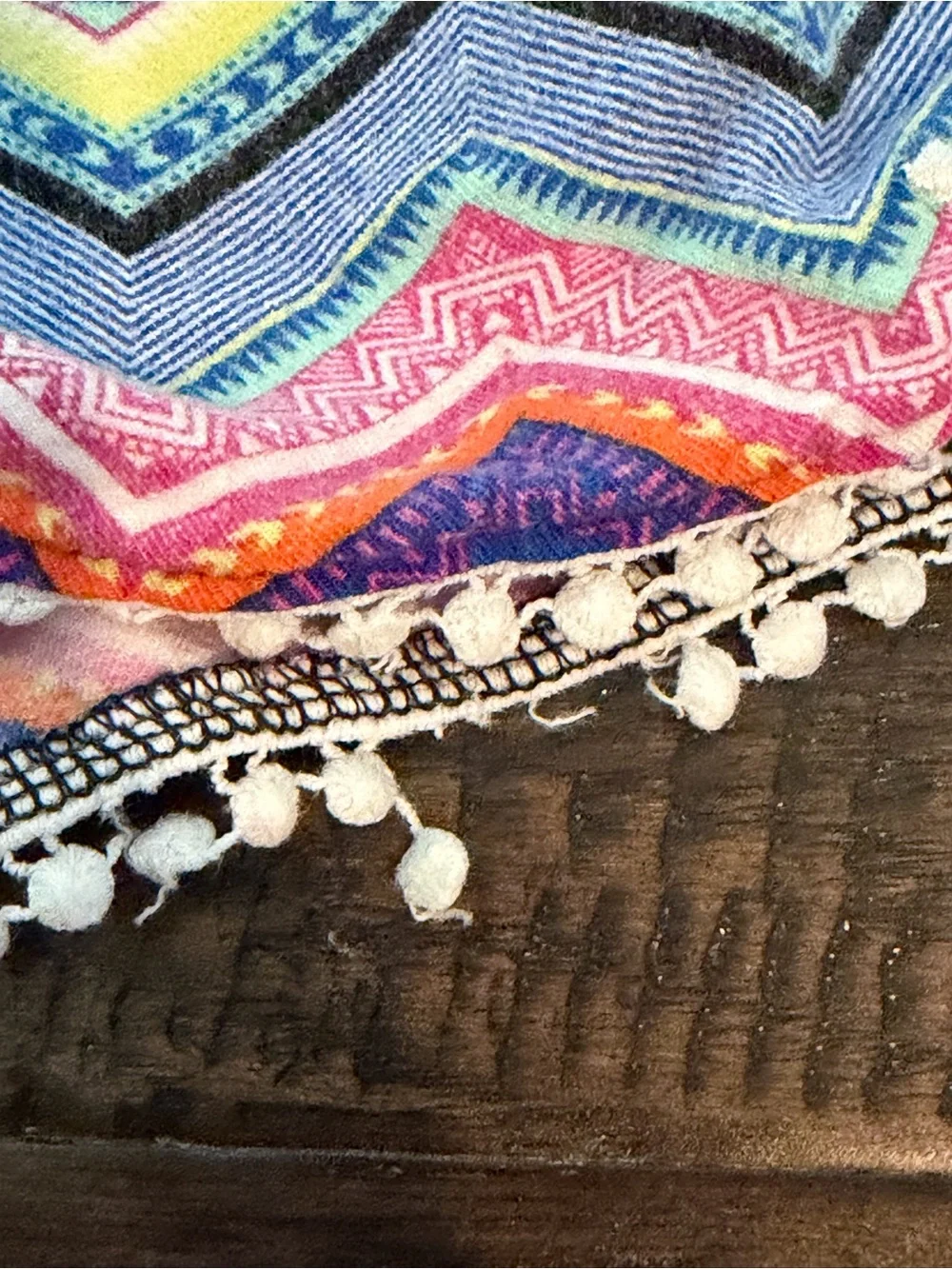 Victoria’s Secret pink colorful chevron lounge booty shorts y2k
